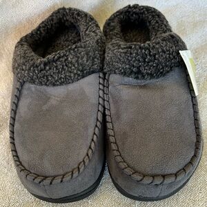 ULTRAIDEAS Men's Nealon Moccasin Clog Slipper, Slip on Indoor/Outdoor HouseShoes